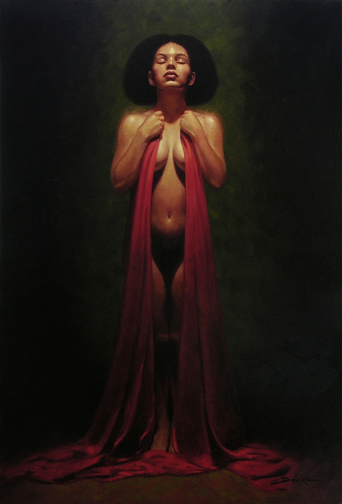 Standing In The Light<br>24x36 inch<br>oil on canvas<br>no frame<br>$8,000