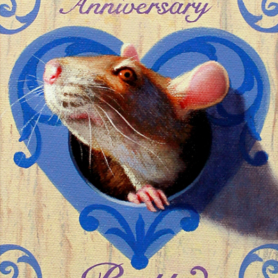 anniversary art heart