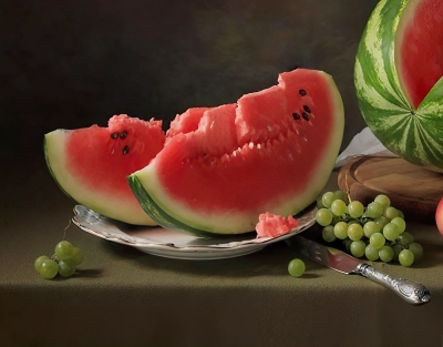 Watermelon Still Life