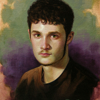 oil portrait of a boy